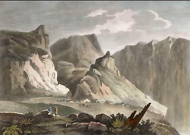 Vue De Delphes et Des Deux Roches Du Parnasse