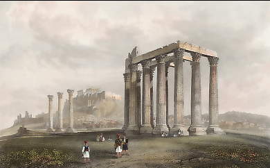 The Temple of Jupiter Olympius, Athens