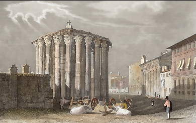 Der Vesta-Temple Im Rom