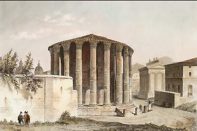 Temple De Vesta, à Rome