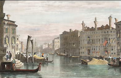 Mocenigo Palace, Venice, the Residence of Lord Byron