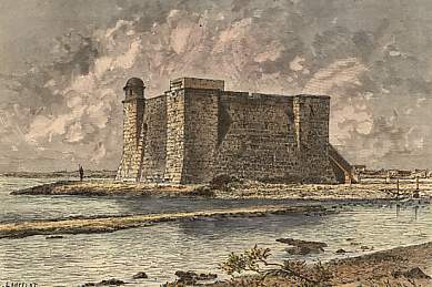 Torre De La  Chorrera Ou Fort Des Boucaniers, à L´embouchure De L´Almendares