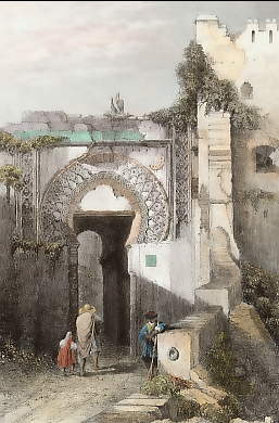 Porte à La Citadelle De Tanger