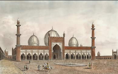 Jumma Musjid, Ou Grande Mosquée à Delhy