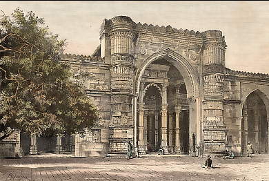 Ahmedabad, Portail De La Grande Mosquée