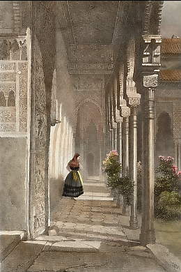 Säulengang in Der Alhambra