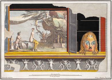 Acis and Galatea, Mask of Silenus