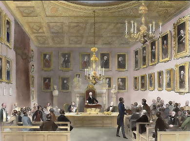 Somerset House, Meeting of the Royal Society