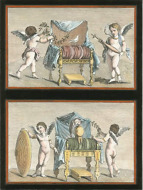 Cupids with the Throne of Venus, with the Throne of Mars