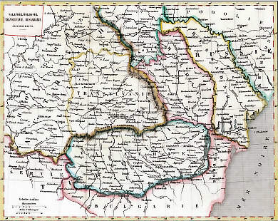 Valachie, Moldavie, Transylvanie, Bessarabie, Pays Roumains
