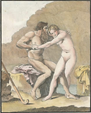 Old Faun Forcing a Hermaphrodite