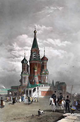 Die Cathedrale Wassili Blaggenoi Im Moskau