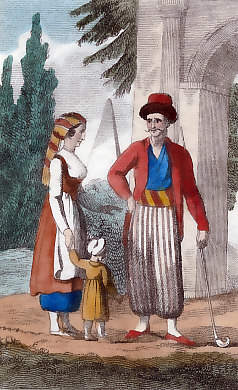 Man & Woman of the Isle of Santorin
