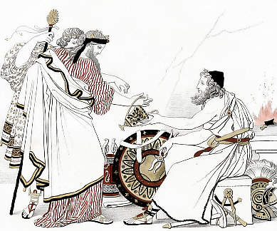 Sur Une Coupe, Ode XVII, Première Composition, Anacréon