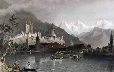Thun, with the Bernese Alps