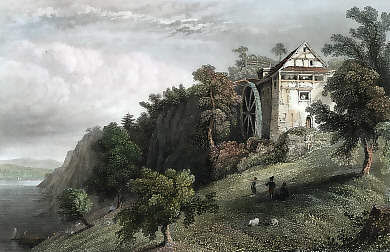 Mill on the Rocks, Near Istein