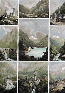 Le Saint-Gothard, Vue Diverses Du Canton D´Uri