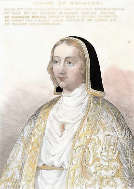 Jeanne De Navarre (la Jeune), Vicomtesse De Rohan