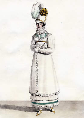 Le Bon Genre, n°59: Fichu-Gimpe. Par-dessus De Mousseline. Robe De Perkale