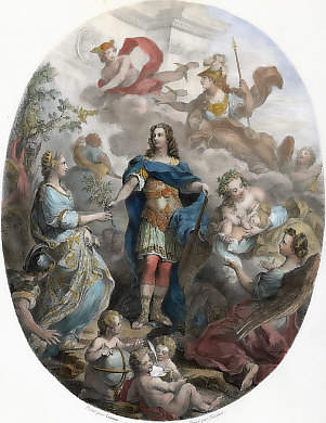 Louis XV Présente La Paix à La France