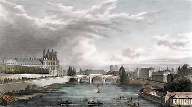 Vue De La Seine, Vue Prise Du Pont Louis XVI