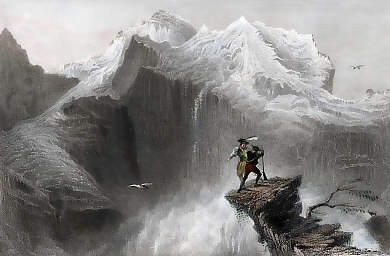 The Summit of the Jungfrau (Scene from Manfred)