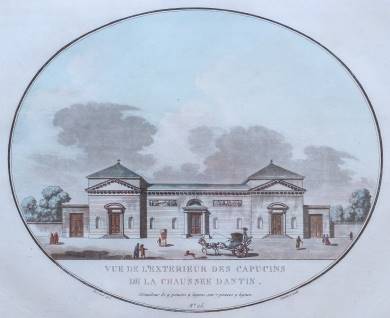 Vue De L´Extérieur Des Capucins De La Chaussée Dantin