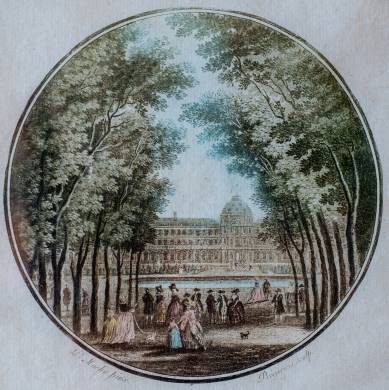 Vue Des Tuileries Du coté Du Chateau