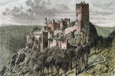 Ruines du Château de Saint-Ulrich, Près de Ribeauvillé