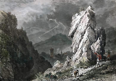 Tower and Village Les Cléés