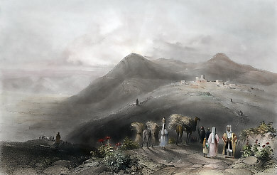 Jezrahel , Mount Gelboe and Bethsan