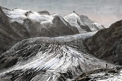 Le Grossglockner et Le Glacier De Pasterze