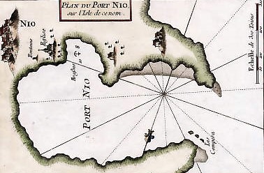 Plan Du Port Nio, Sur L´Isle De Ce Nom