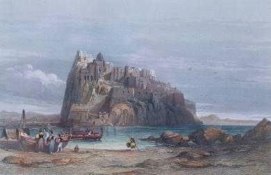 The Castle and Rock of Ischia, Gulf of Naples