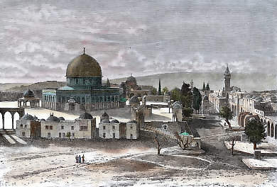 Jérusalem et La Mosquée D´Omar