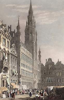 Hotel De Ville at  Brussels