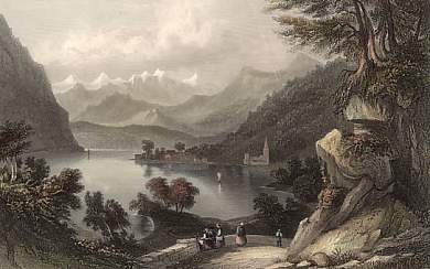 View of the Lake Lugano