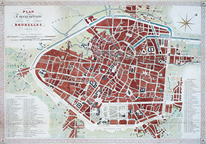 Plan Topographique De Bruxelles