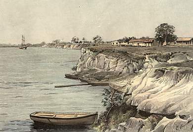 Humaita, Vue Prise Des Bords Du Paraguay