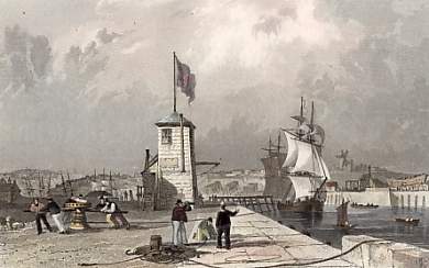 Sunderland Harbour, from the Pier, Durham