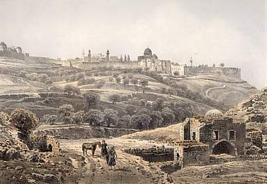 Jerusalem from Job´s Well