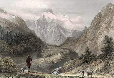 Le Wellhorn et Le Wetterhorn, Vallée Du Grindelwald