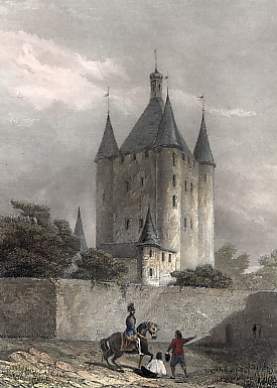 Le Donjon Du Temple, En 1500, Plus Récemment Prison De Louis XVI