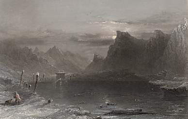 Mount Bernhardin, By Moonlight