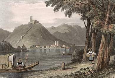 Town and Lake of Lugo