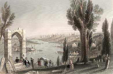 The Golden Horn, from the Cemetery of Eyoub