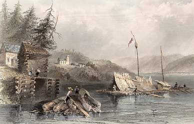 March, on Lake Chaudière