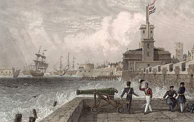 Portsmouth, Von Der Salutirungs-Platform Aus