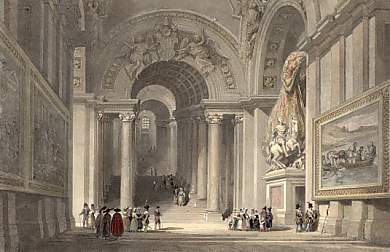 The Sala Regia in the Vatican, Rome