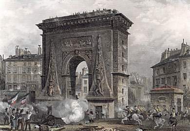 Attaque De La Porte St Denis, 1830